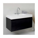 Mezzo 39-1/8" Wall Mounted Single Basin Vanity Set with Cabinet and Acrylic Vanity Top - image 2
