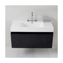 Mezzo 39-1/8" Wall Mounted Single Basin Vanity Set with Cabinet and Acrylic Vanity Top - image 6