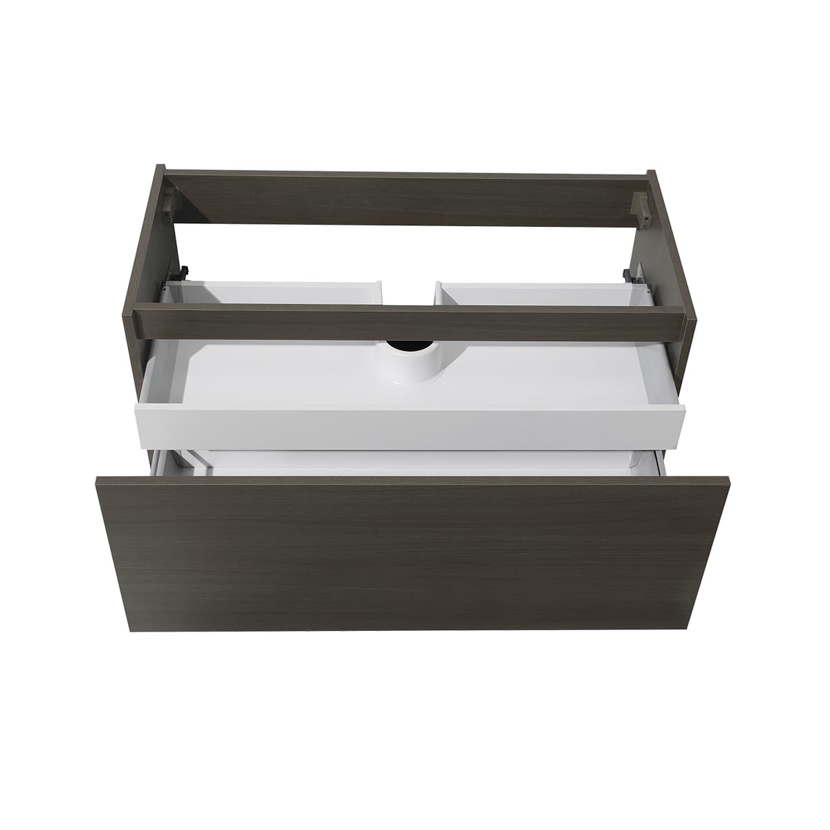 Mezzo 40" Single Wall Mounted Vanity Cabinet - Less Vanity Top - image 6