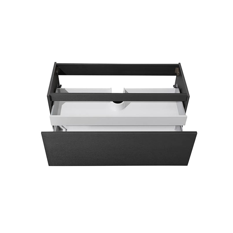 Mezzo 48" Single Wall Mounted Vanity Cabinet - Less Vanity Top - image 3