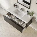 Mezzo 48" Wall Mounted Single Basin Vanity Set with Cabinet and Acrylic Vanity Top - image 3