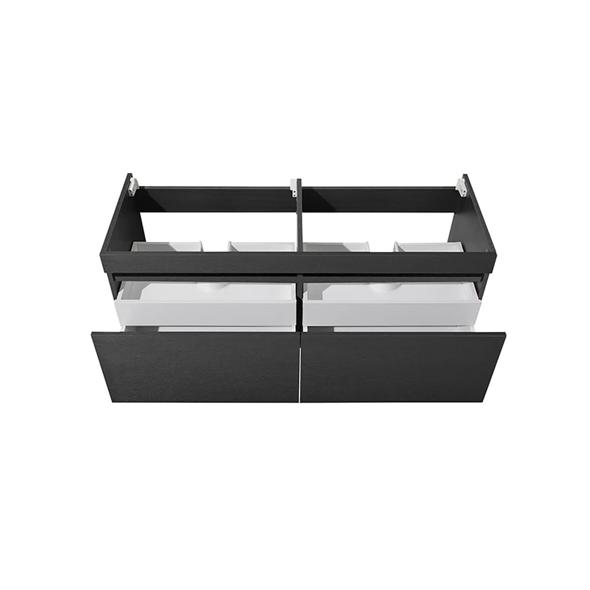 Mezzo 48" Single Wall Mounted Vanity Cabinet - Less Vanity Top - image 3