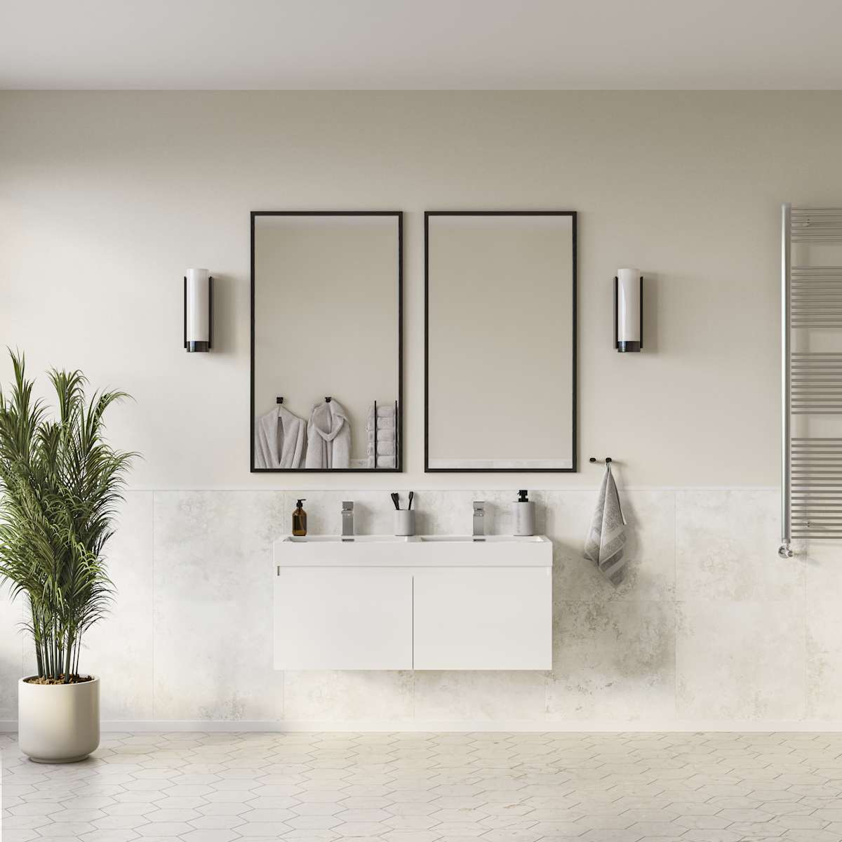 Mezzo 48" Single Wall Mounted Vanity Cabinet - Less Vanity Top - image 13