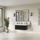 Mezzo 48" Wall Mounted Double Basin Vanity Set with Cabinet and Acrylic Vanity Top - image 4