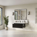 Mezzo 48" Wall Mounted Double Basin Vanity Set with Cabinet and Acrylic Vanity Top - image 5
