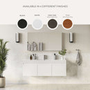 Mezzo 48" Wall Mounted Double Basin Vanity Set with Cabinet and Acrylic Vanity Top - image 7