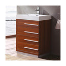 Livello 24" Free Standing Single Basin Vanity Set with Cabinet and Acrylic Vanity Top - image 5