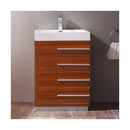 Livello 24" Free Standing Single Basin Vanity Set with Cabinet and Acrylic Vanity Top - image 10