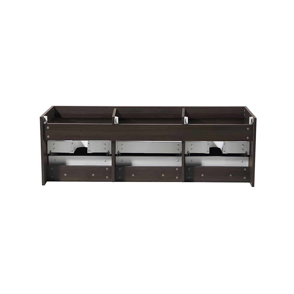 Mezzo 60" Double Wall Mounted Vanity Cabinet - Less Vanity Top