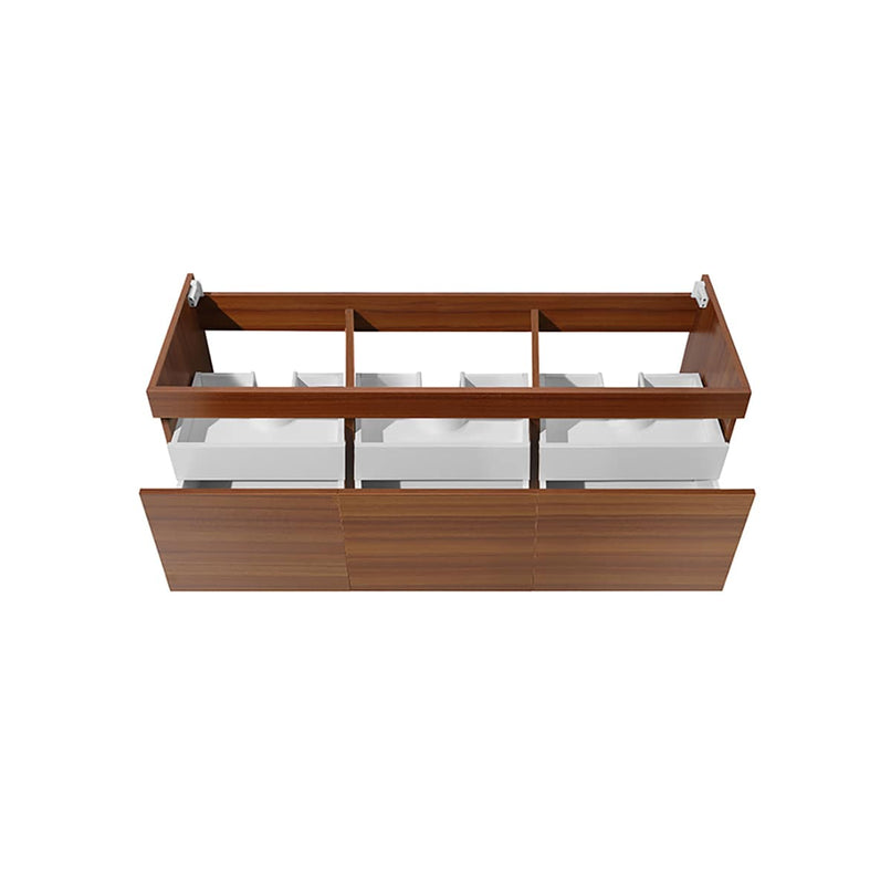 Mezzo 60" Double Wall Mounted Vanity Cabinet - Less Vanity Top - image 15