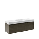 Mezzo 60" Wall Mounted Single Basin Vanity Set with Cabinet and Acrylic Vanity Top - image 10