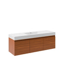 Mezzo 60" Wall Mounted Single Basin Vanity Set with Cabinet and Acrylic Vanity Top - image 14