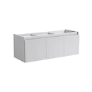 Mezzo 60" Double Wall Mounted Vanity Cabinet - Less Vanity Top - image 1