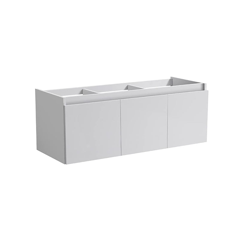Mezzo 60" Double Wall Mounted Vanity Cabinet - Less Vanity Top - image 1