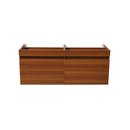 Mezzo 60" Double Wall Mounted Vanity Cabinet - Less Vanity Top - image 8