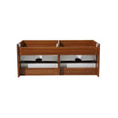 Mezzo 60" Double Wall Mounted Vanity Cabinet - Less Vanity Top - image 10