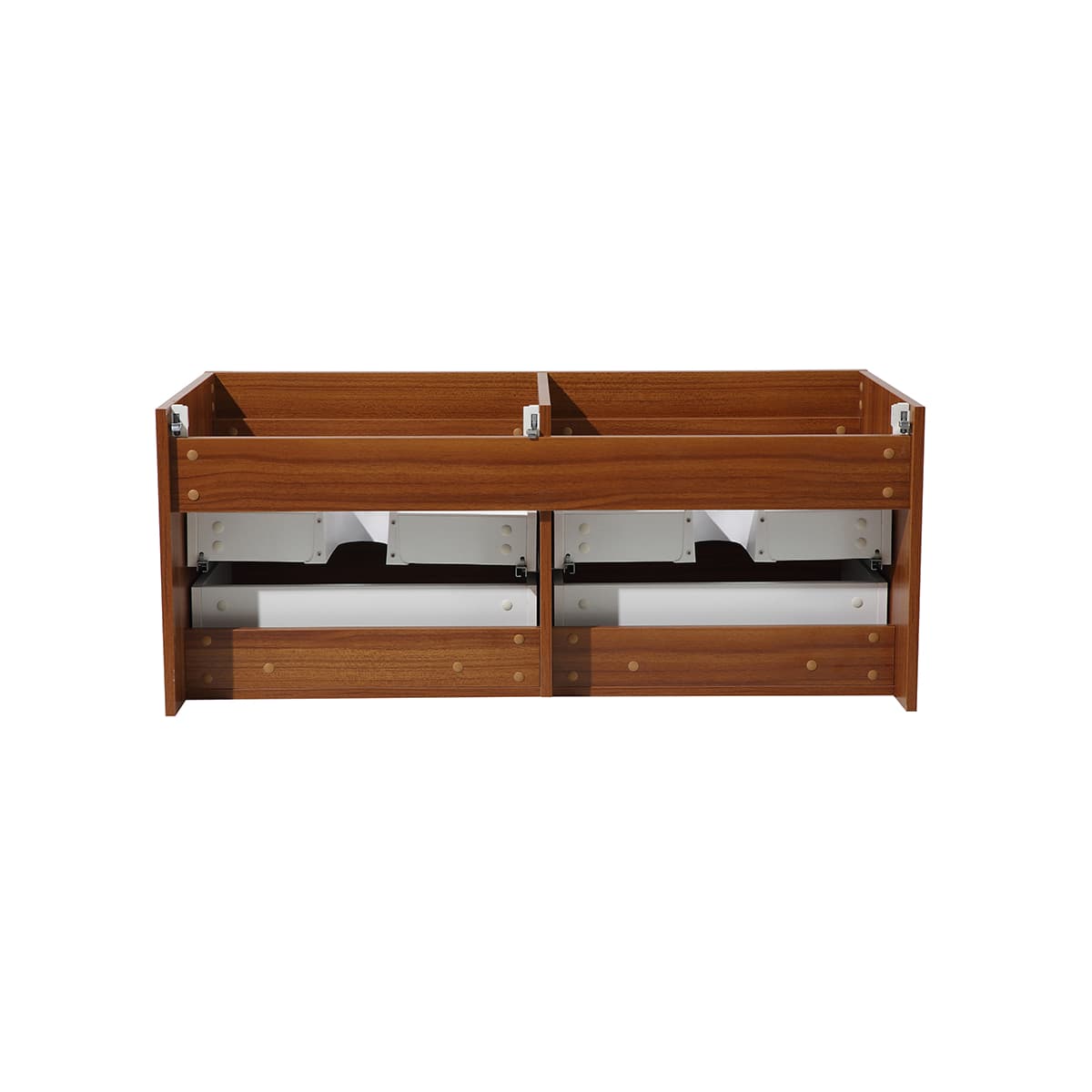 Mezzo 60" Double Wall Mounted Vanity Cabinet - Less Vanity Top