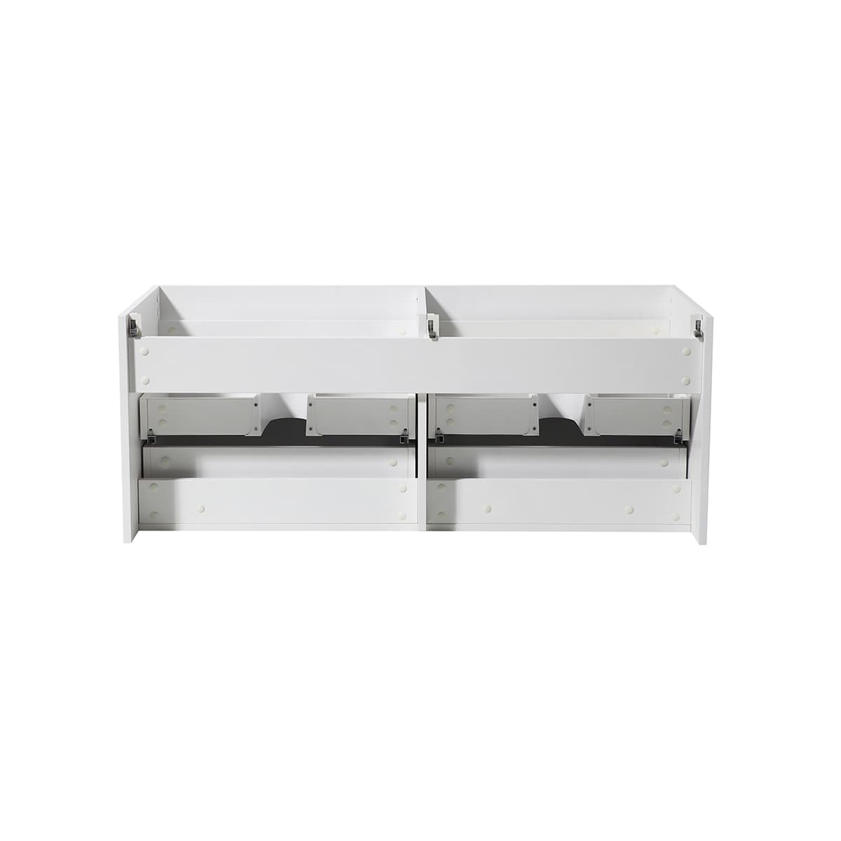 Mezzo 60" Double Wall Mounted Vanity Cabinet - Less Vanity Top - image 13