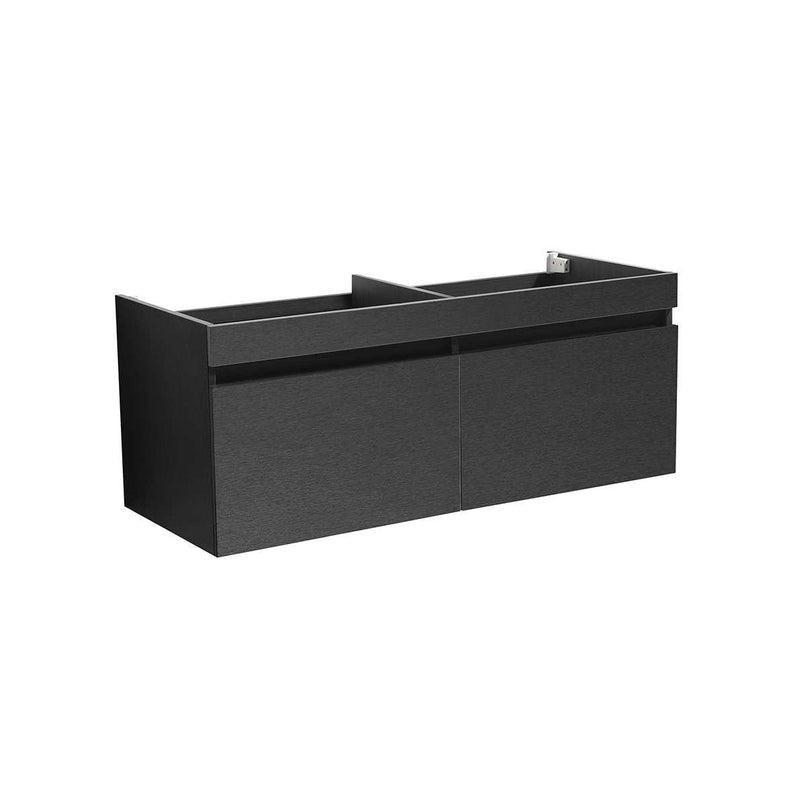 Mezzo 60" Double Wall Mounted Vanity Cabinet - Less Vanity Top - image 1