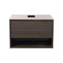Potenza 27-3/8" Engineered Wood Vanity Cabinet Only - Less Vanity Top - image 2