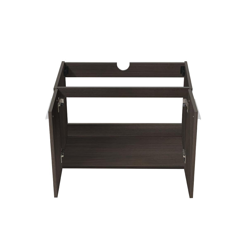 Vista 29" Single Wall Mounted MDF Vanity Cabinet Only - Less Vanity Top - image 6