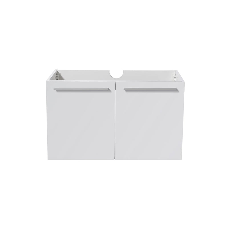Vista 29" Single Wall Mounted MDF Vanity Cabinet Only - Less Vanity Top - image 14