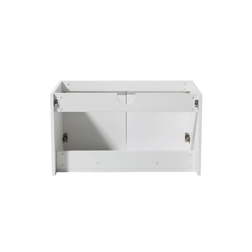 Vista 29" Single Wall Mounted MDF Vanity Cabinet Only - Less Vanity Top - image 16