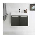 Vista 29" Wall Mounted Single Basin Vanity Set with Cabinet and Stone Vanity Top - image 3