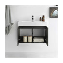 Vista 29" Wall Mounted Single Basin Vanity Set with Cabinet and Stone Vanity Top - image 4