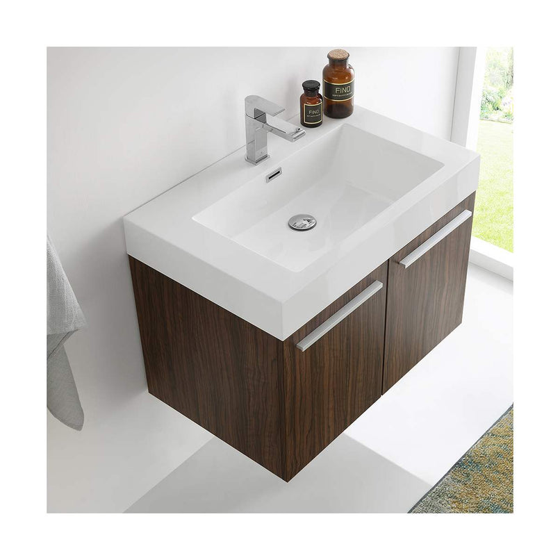 Vista 29" Wall Mounted Single Basin Vanity Set with Cabinet and Stone Vanity Top - image 13