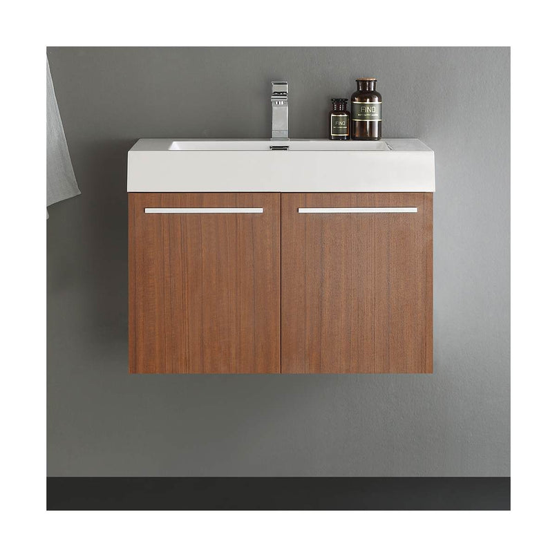 Vista 29" Wall Mounted Single Basin Vanity Set with Cabinet and Stone Vanity Top - image 15