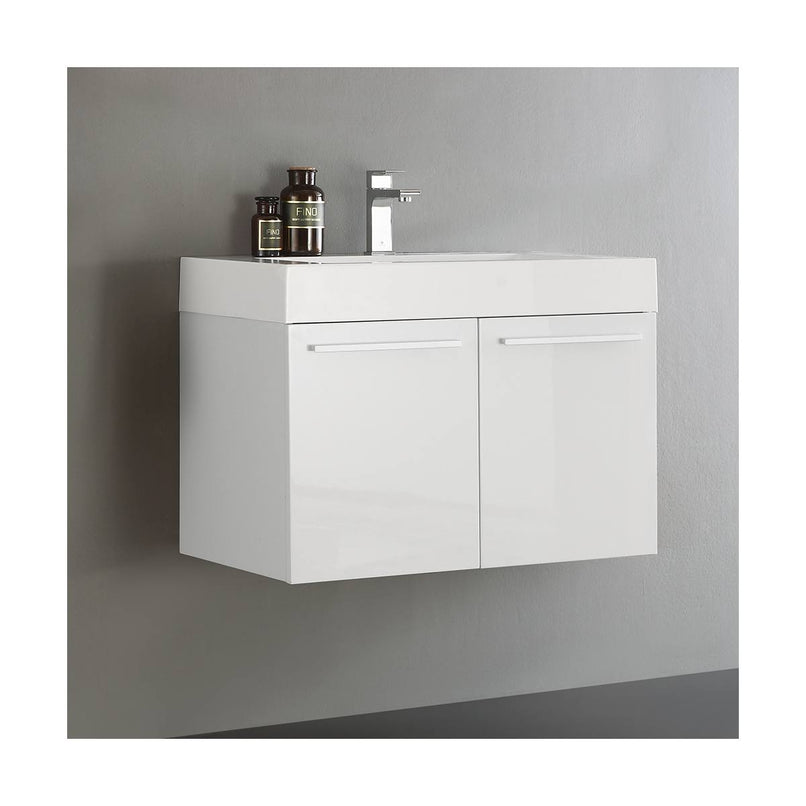 Vista 29" Wall Mounted Single Basin Vanity Set with Cabinet and Stone Vanity Top - image 18
