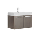 Vista 29" Wall Mounted Single Basin Vanity Set with Cabinet and Stone Vanity Top - image 1