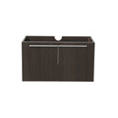 Vista 35" Single Wall Mounted MDF Vanity Cabinet Only - Less Vanity Top - image 2
