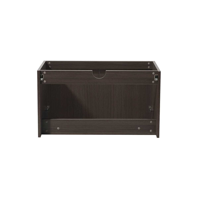 Vista 35" Single Wall Mounted MDF Vanity Cabinet Only - Less Vanity Top - image 4