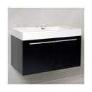 Vista 36" Wall Mounted Single Basin Vanity Set with Cabinet and Acrylic Vanity Top - image 2