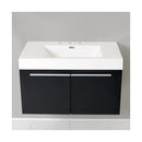 Vista 36" Wall Mounted Single Basin Vanity Set with Cabinet and Acrylic Vanity Top - image 6