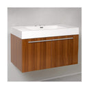 Vista 36" Wall Mounted Single Basin Vanity Set with Cabinet and Acrylic Vanity Top - image 4
