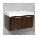 Vista 36" Wall Mounted Single Basin Vanity Set with Cabinet and Acrylic Vanity Top - image 3