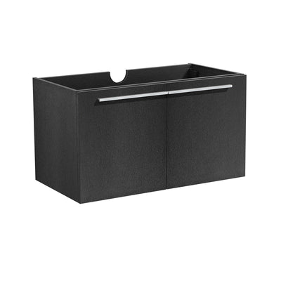 Vista 35" Single Wall Mounted MDF Vanity Cabinet Only - Less Vanity Top - image 1