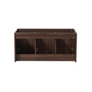 Vista 47" Single Wall Mounted MDF Vanity Cabinet Only - Less Vanity Top - image 7