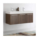 Vista 47" Wall Mounted Double Basin Vanity Set with Cabinet and Stone Vanity Top - image 10