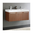 Vista 47" Wall Mounted Double Basin Vanity Set with Cabinet and Stone Vanity Top - image 14