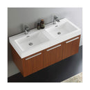 Vista 47" Wall Mounted Double Basin Vanity Set with Cabinet and Stone Vanity Top - image 17