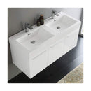 Vista 47" Wall Mounted Double Basin Vanity Set with Cabinet and Stone Vanity Top - image 21