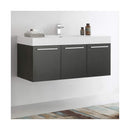 Vista 47" Wall Mounted Double Basin Vanity Set with Cabinet and Stone Vanity Top - image 2
