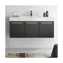 Vista 47" Wall Mounted Double Basin Vanity Set with Cabinet and Stone Vanity Top - image 3