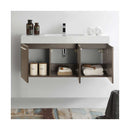 Vista 47" Wall Mounted Double Basin Vanity Set with Cabinet and Stone Vanity Top - image 8