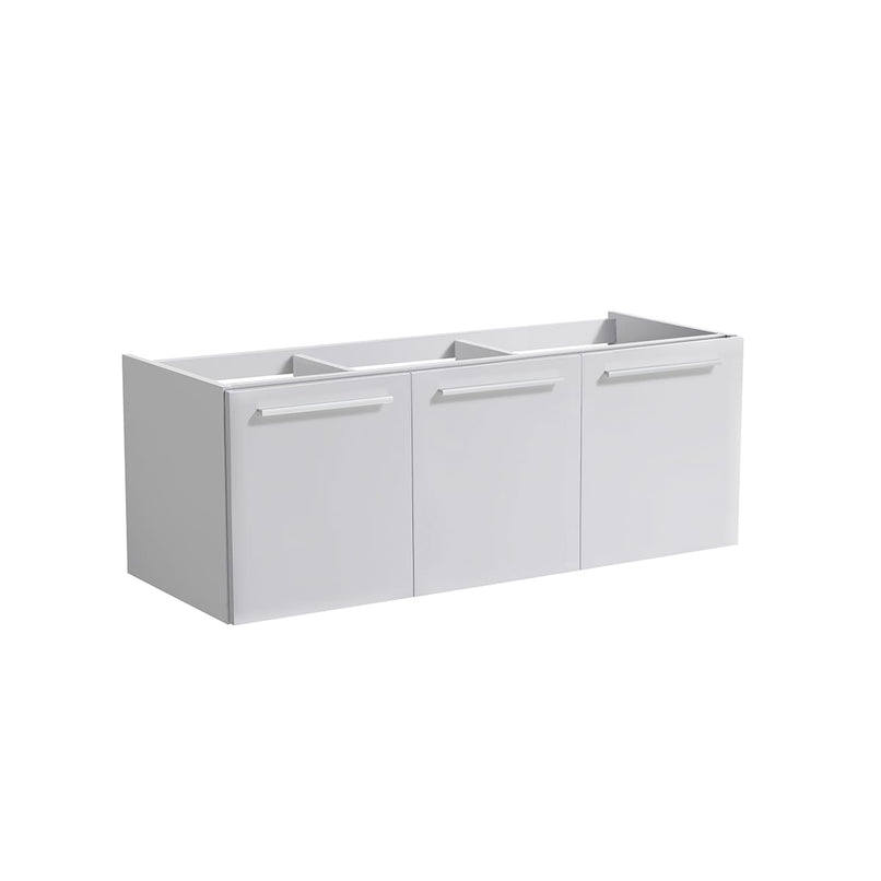 Vista 47" Single Wall Mounted MDF Vanity Cabinet Only - Less Vanity Top - image 1
