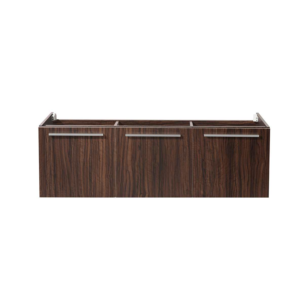 Vista 59" Double Wall Mounted MDF Vanity Cabinet Only - Less Vanity Top
